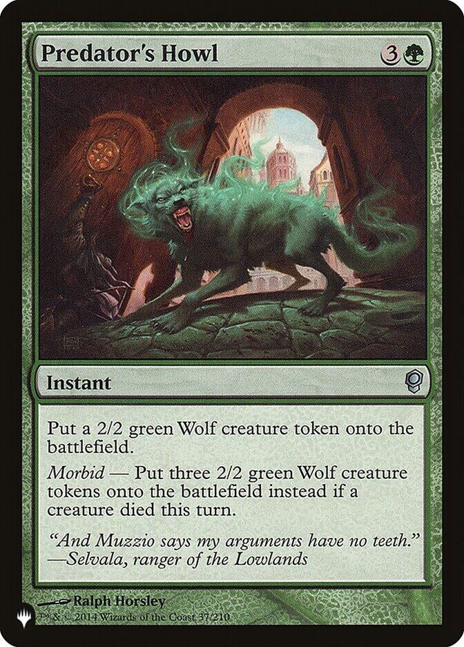 Predator’s Howl (37) [LIST] - MTG Single