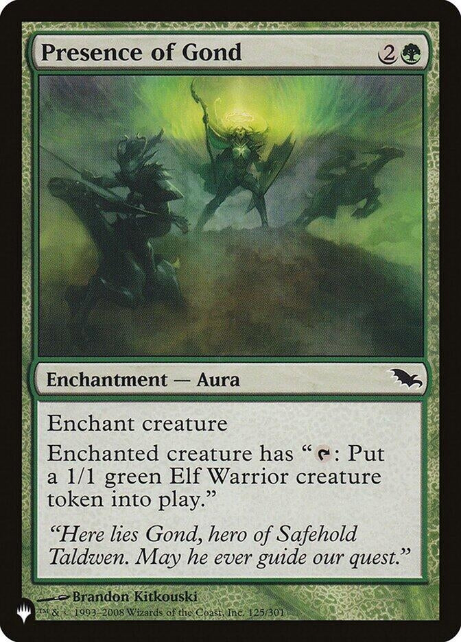 Presence of Gond (125) [LIST] - MTG Single