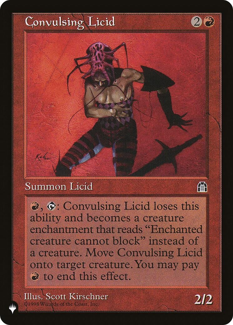 Convulsing Licid [LIST] - MTG Single