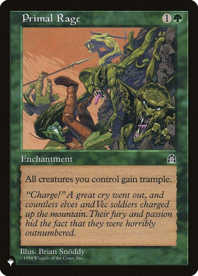Primal Rage [LIST] - MTG Single