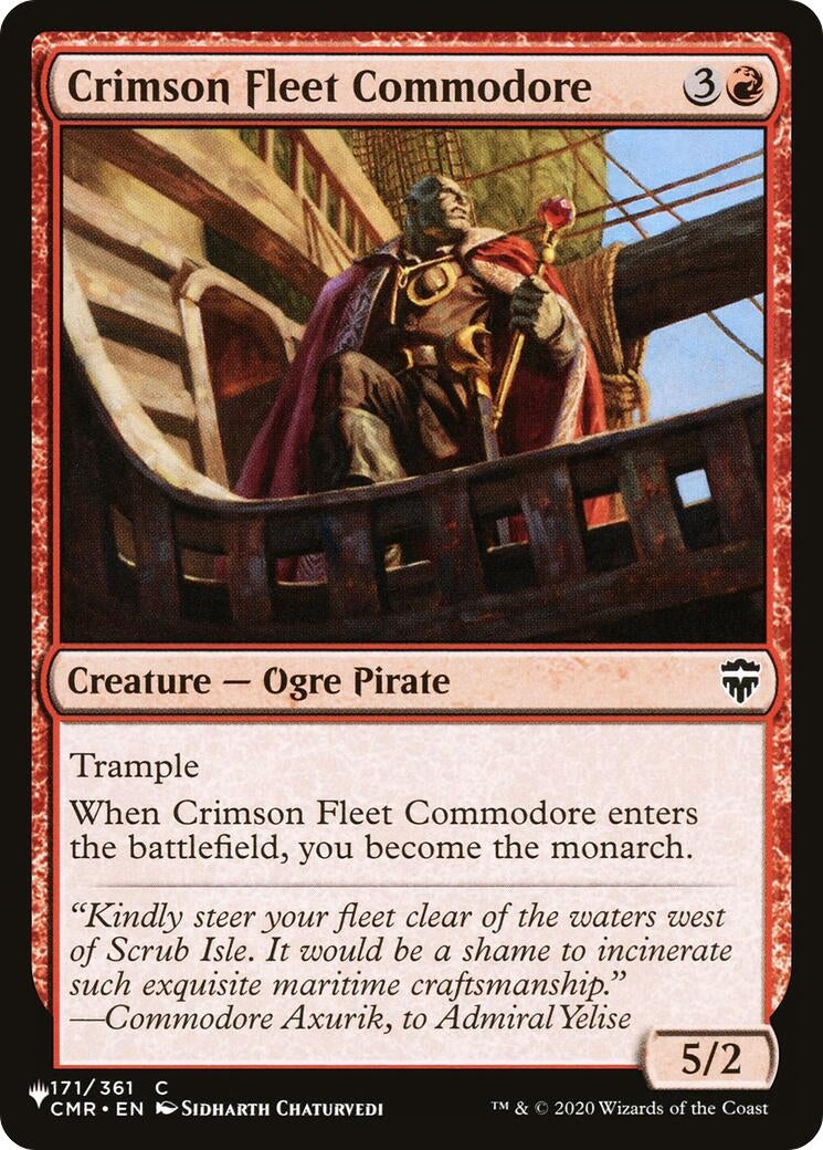 Crimson Fleet Commodore (171) [LIST] - MTG Single