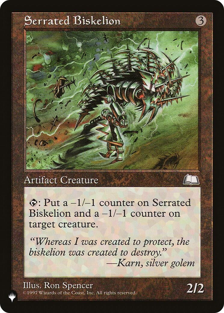 Serrated Biskelion [LIST] - MTG Single