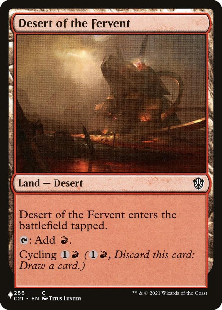 Desert of the Fervent (286) [LIST] - MTG Single