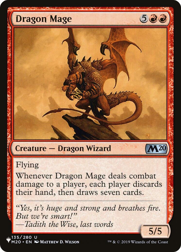 Dragon Mage (135) [LIST] - MTG Single
