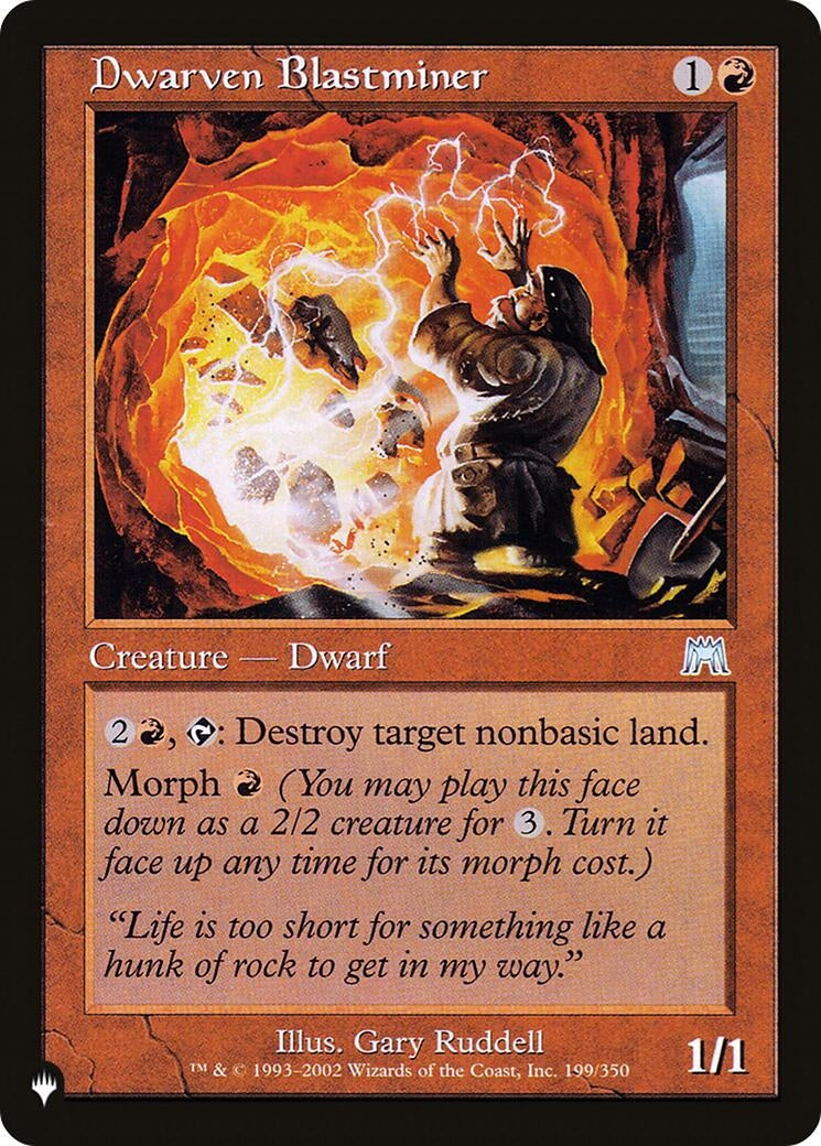 Dwarven Blastminer (199) [LIST] - MTG Single