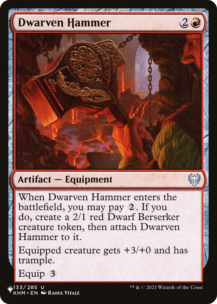 Dwarven Hammer (133) [LIST] - MTG Single