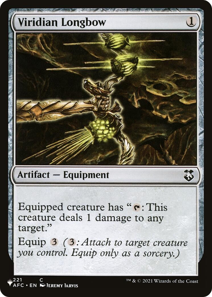 Viridian Longbow (221) [LIST] - MTG Single