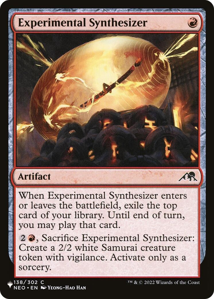 Experimental Synthesizer (138) [LIST] - MTG Single