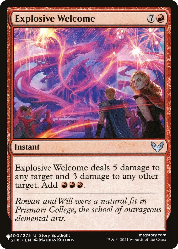 Explosive Welcome (100) [LIST] - MTG Single