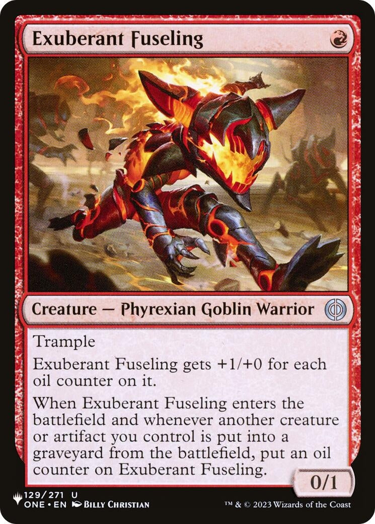 Exuberant Fuseling (129) [LIST] - MTG Single