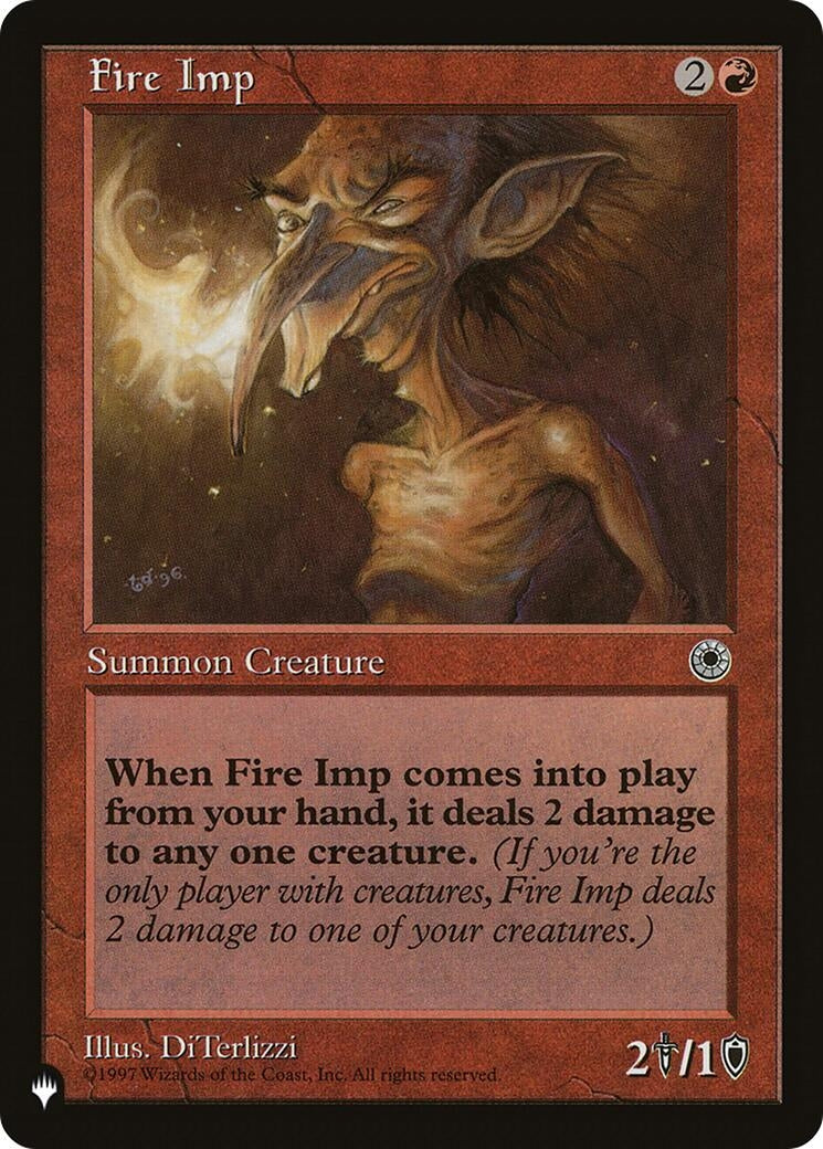 Fire Imp [LIST] - MTG Single
