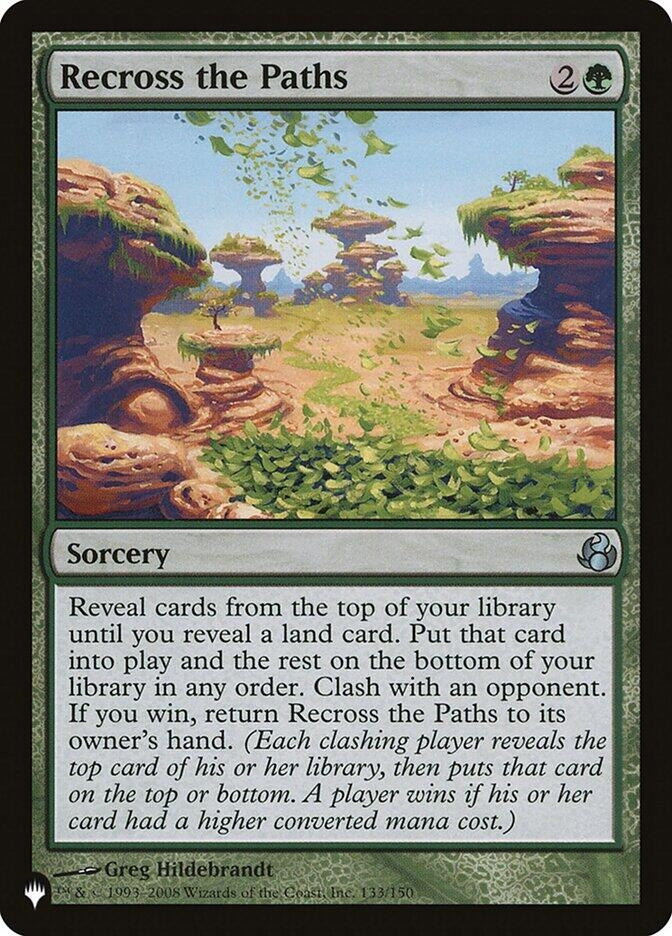 Recross the Paths (133) [LIST] - MTG Single