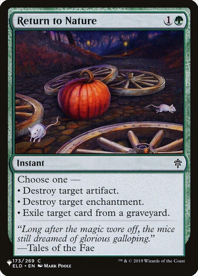 Return to Nature (173) [LIST] - MTG Single