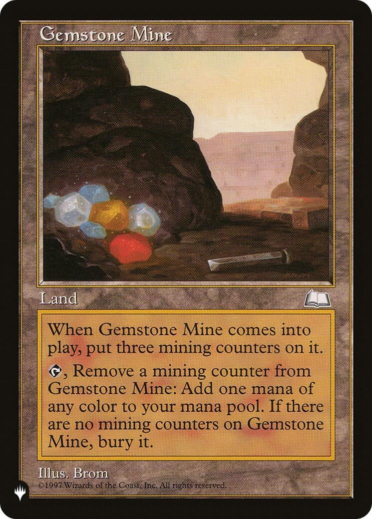 Gemstone Mine (WTH) [LIST] - MTG Single
