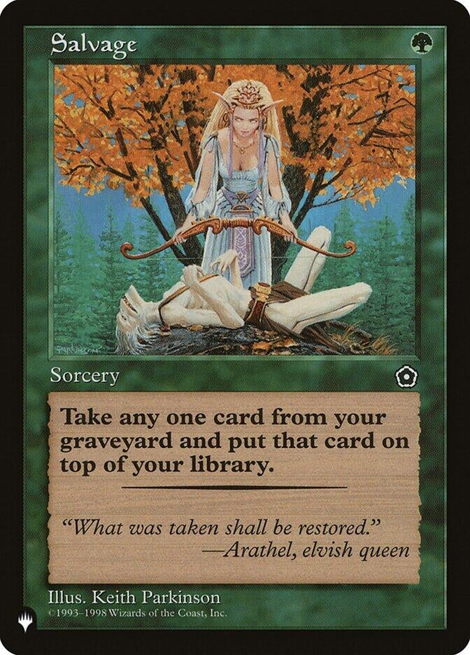 Salvage [LIST] - MTG Single
