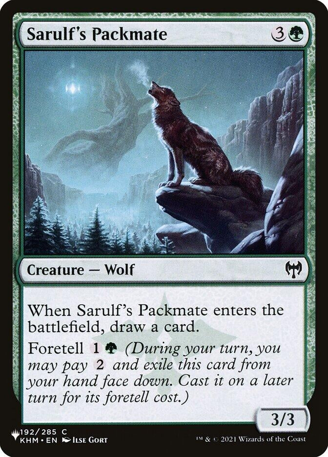 Sarulf’s Packmate (192) [LIST] - MTG Single