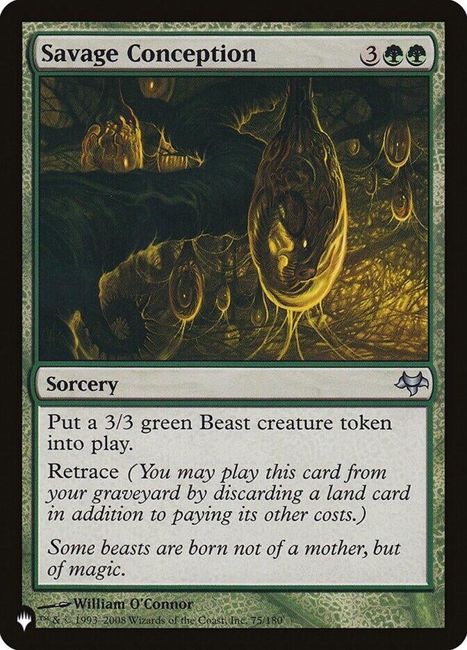 Savage Conception (75) [LIST] - MTG Single