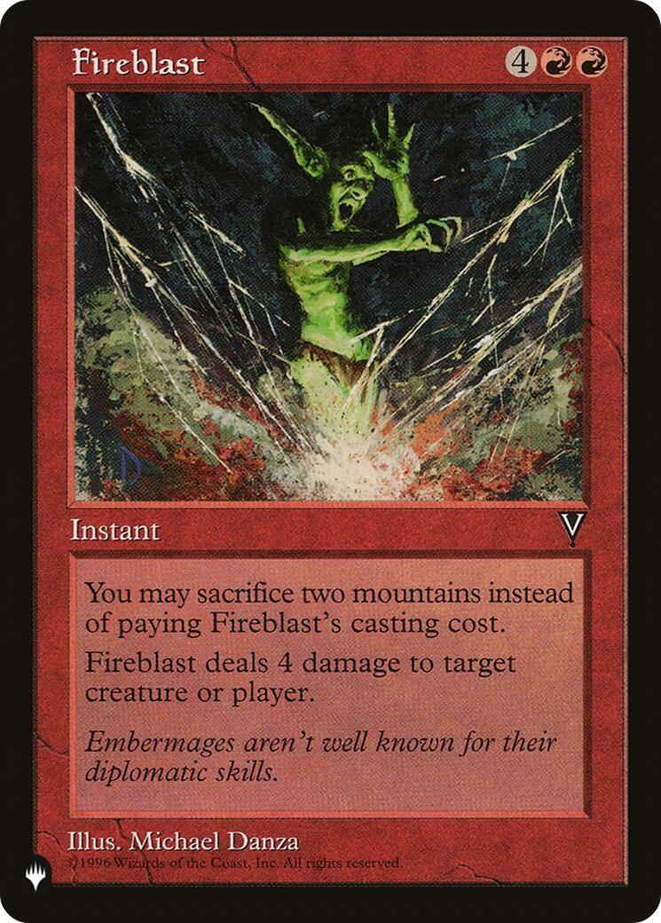 Fireblast (79) [LIST] - MTG Single