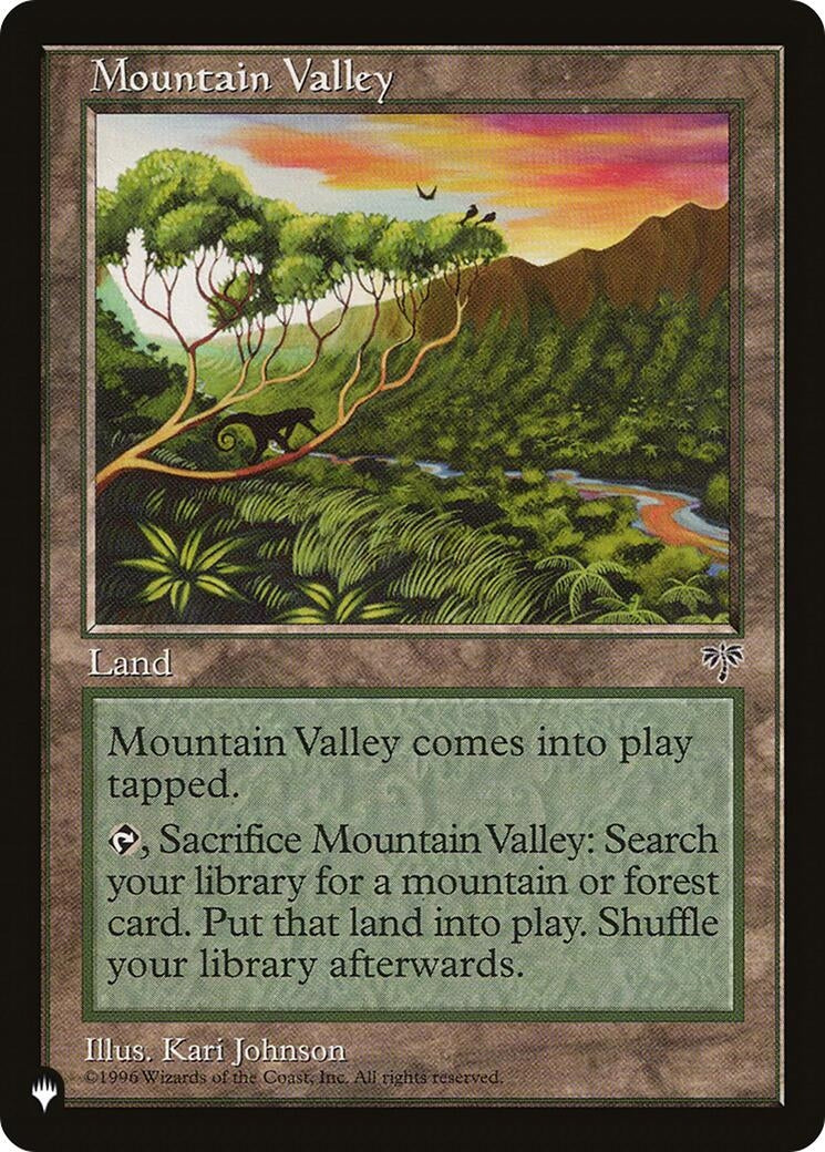 Mountain Valley [LIST] - MTG Single