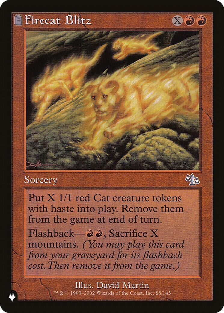 Firecat Blitz (88) [LIST] - MTG Single