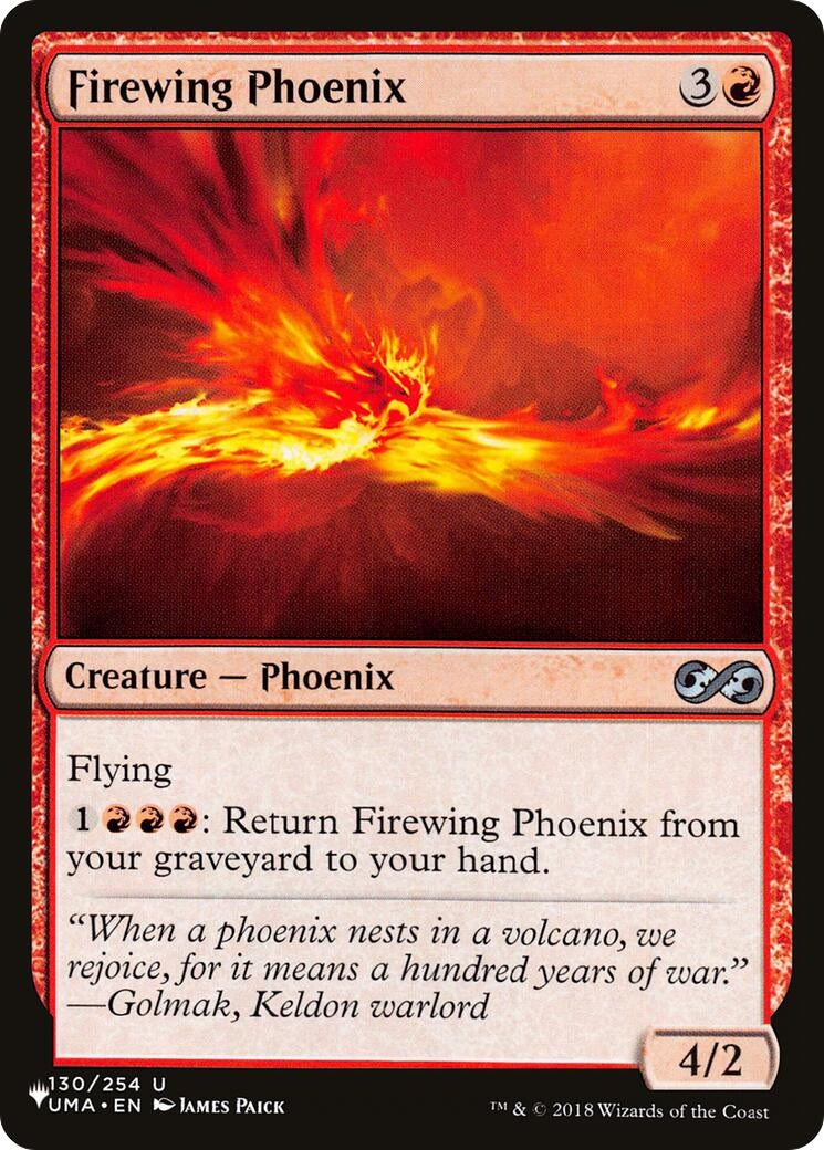 Firewing Phoenix (130) [LIST] - MTG Single