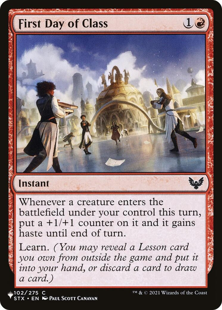 First Day of Class (102) [LIST] - MTG Single