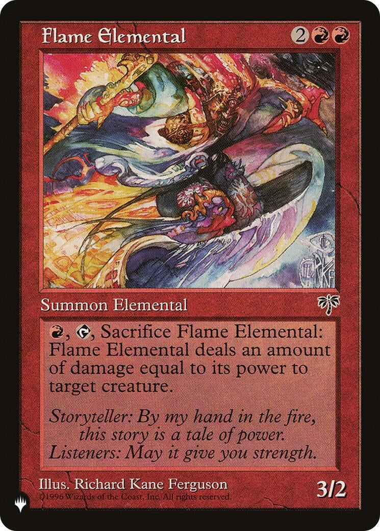Flame Elemental [LIST] - MTG Single
