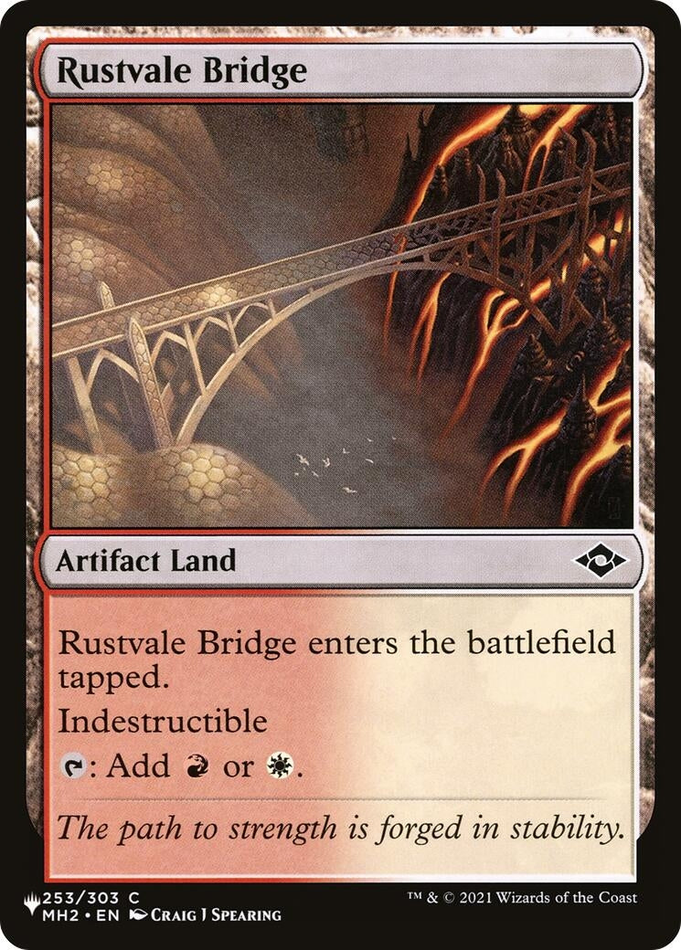 Rustvale Bridge (253) [LIST] - MTG Single