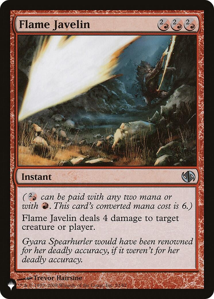 Flame Javelin (53) [LIST] - MTG Single