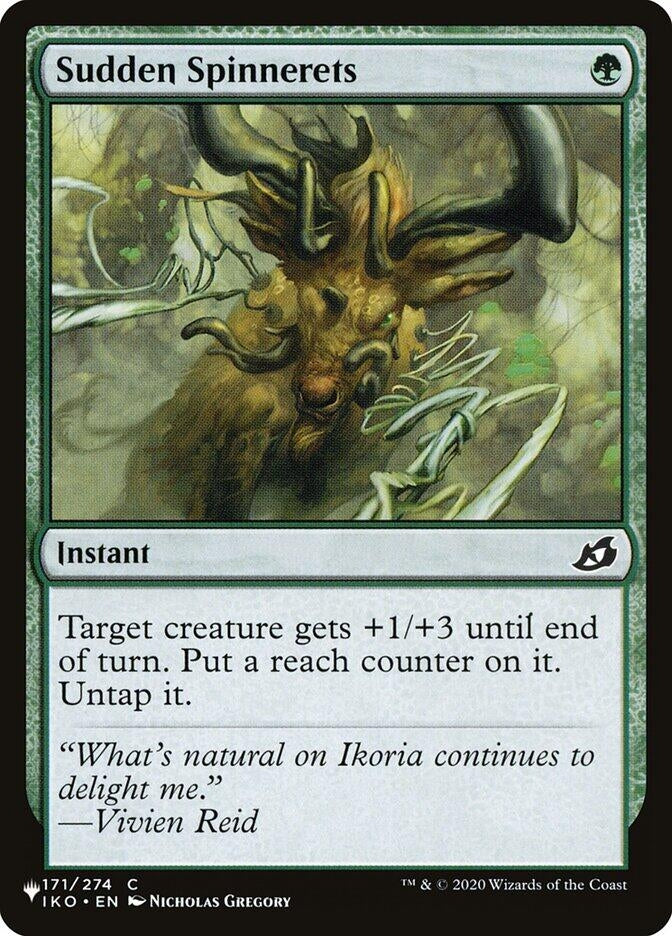 Sudden Spinnerets (171) [LIST] - MTG Single