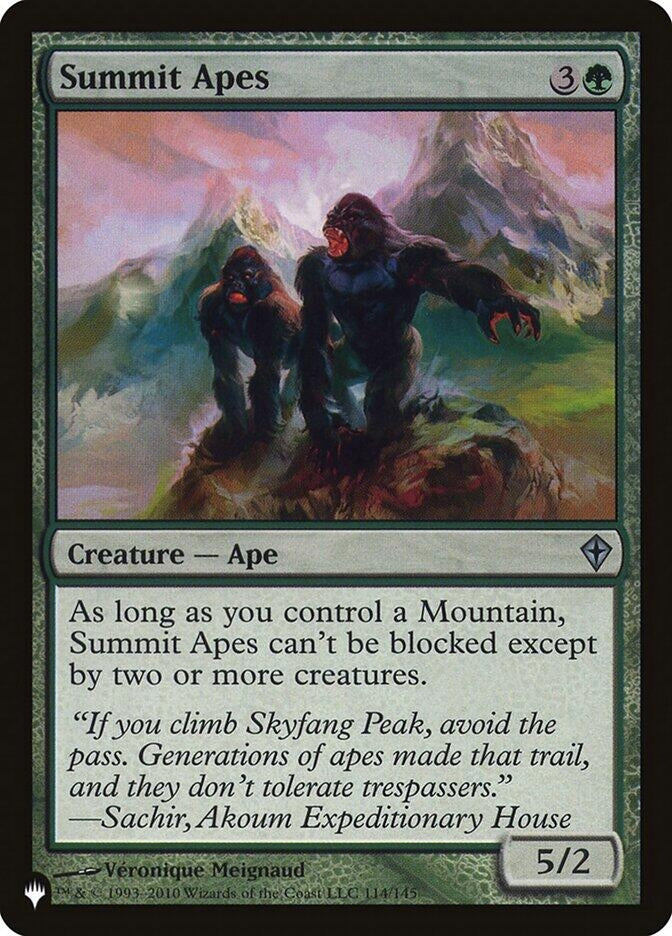 Summit Apes (114) [LIST] - MTG Single