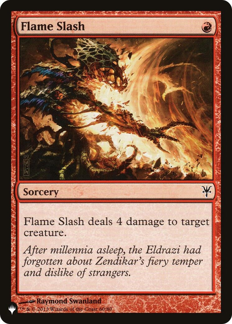 Flame Slash (60) [LIST] - MTG Single