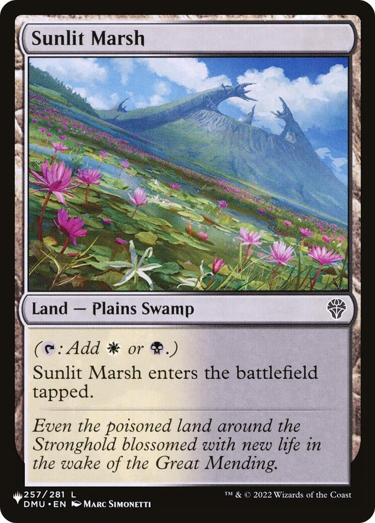Sunlit Marsh (257) [LIST] - MTG Single