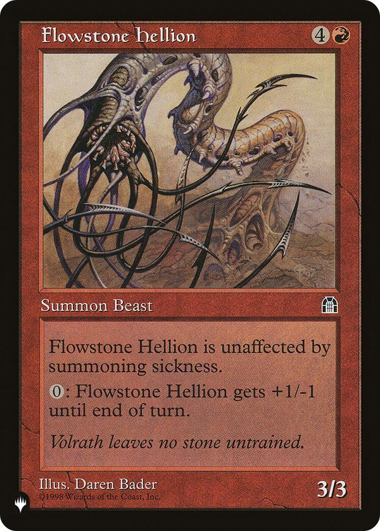 Flowstone Hellion [LIST] - MTG Single