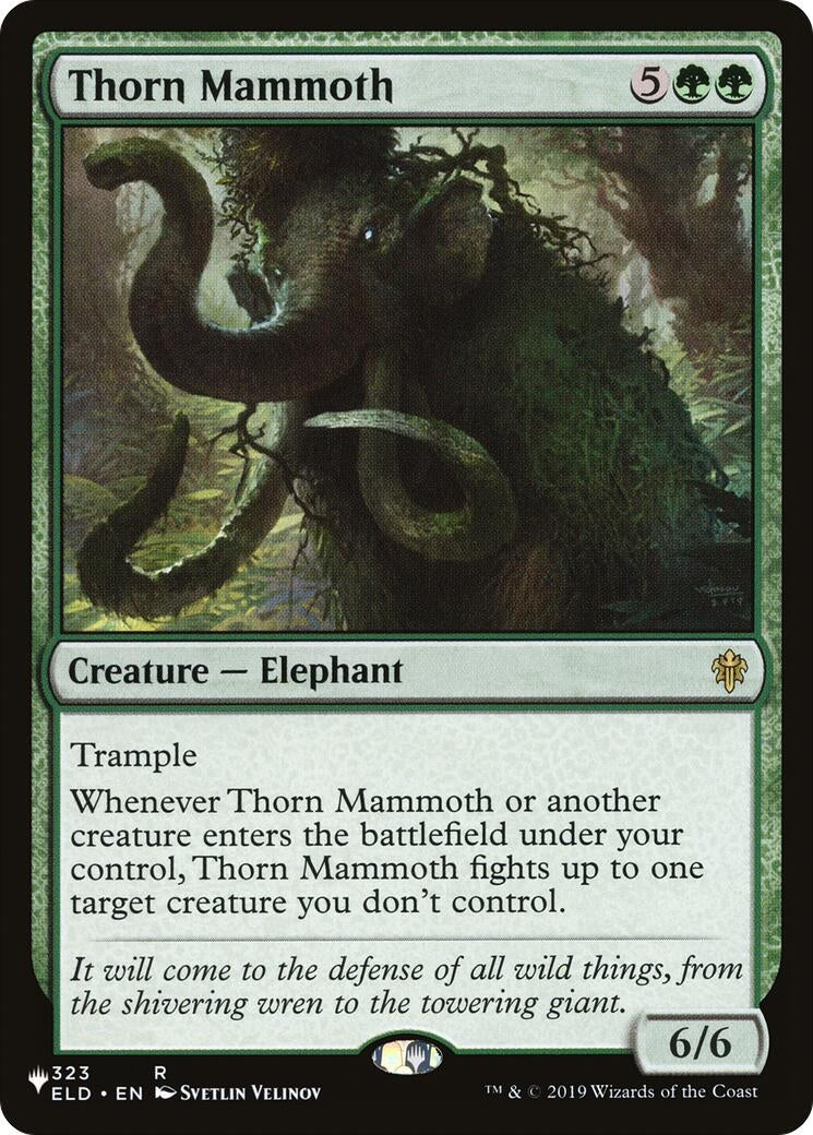 Thorn Mammoth (323) [LIST] - MTG Single