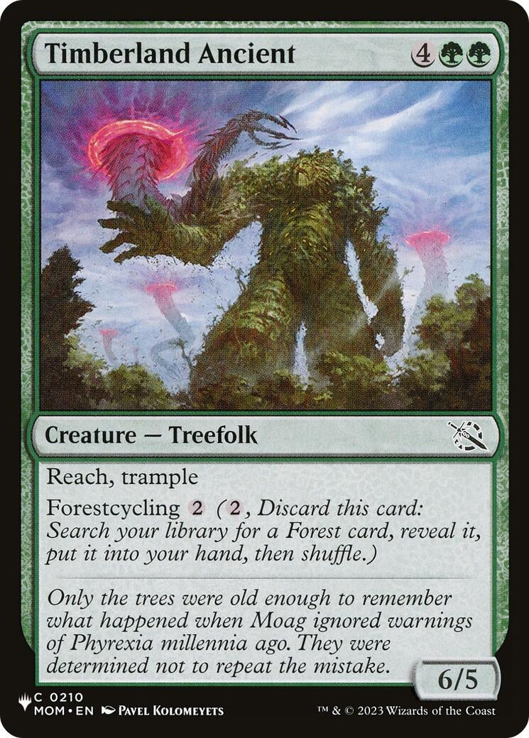 Timberland Ancient (210) [LIST] - MTG Single
