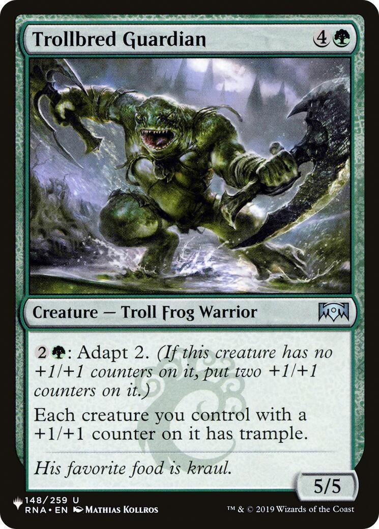 Trollbred Guardian (148) [LIST] - MTG Single