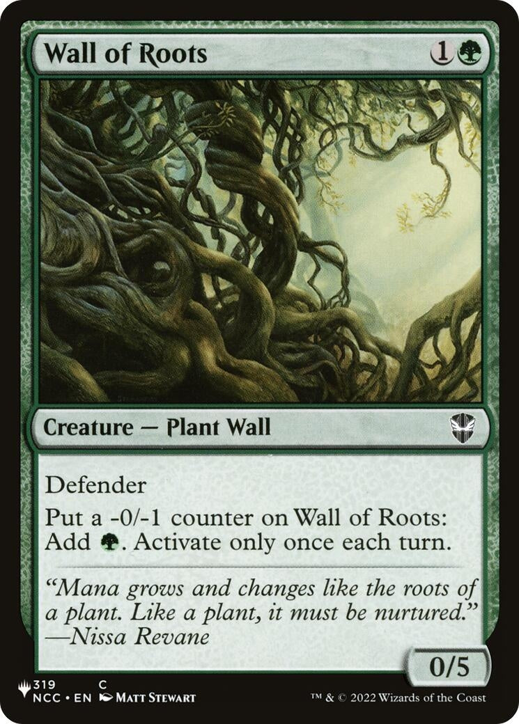 Wall of Roots (319) [LIST] - MTG Single