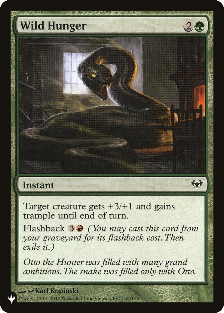 Wild Hunger (132) [LIST] - MTG Single