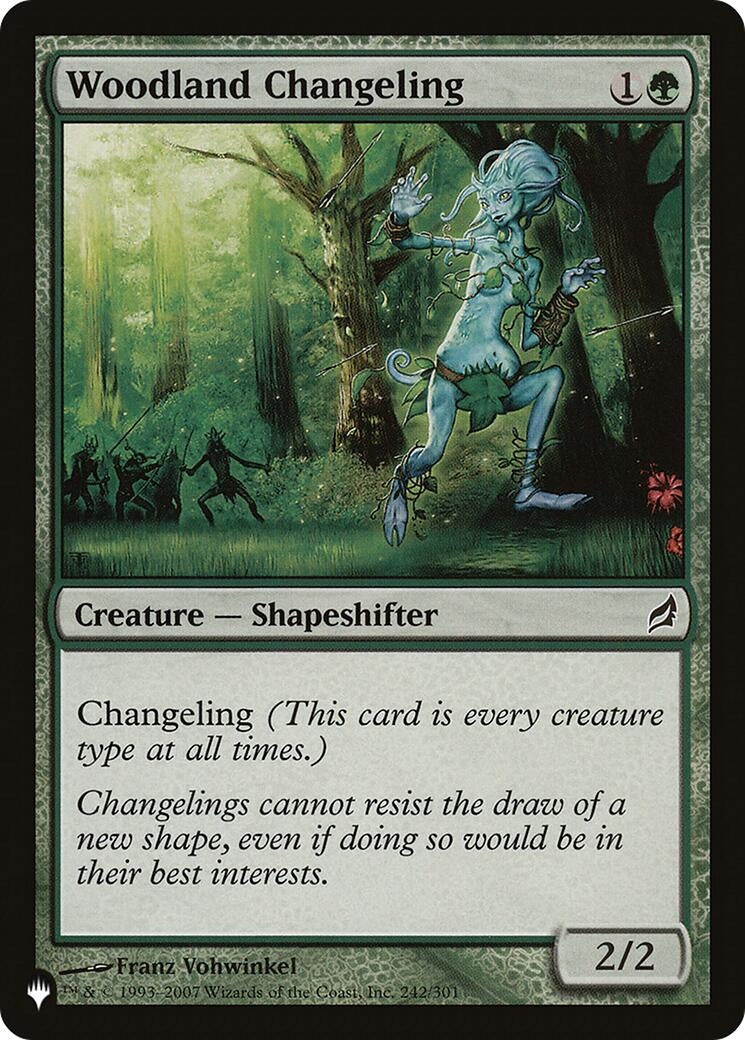 Woodland Changeling (242) [LIST] - MTG Single