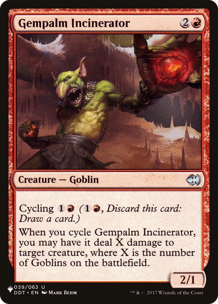 Gempalm Incinerator (39) [LIST] - MTG Single