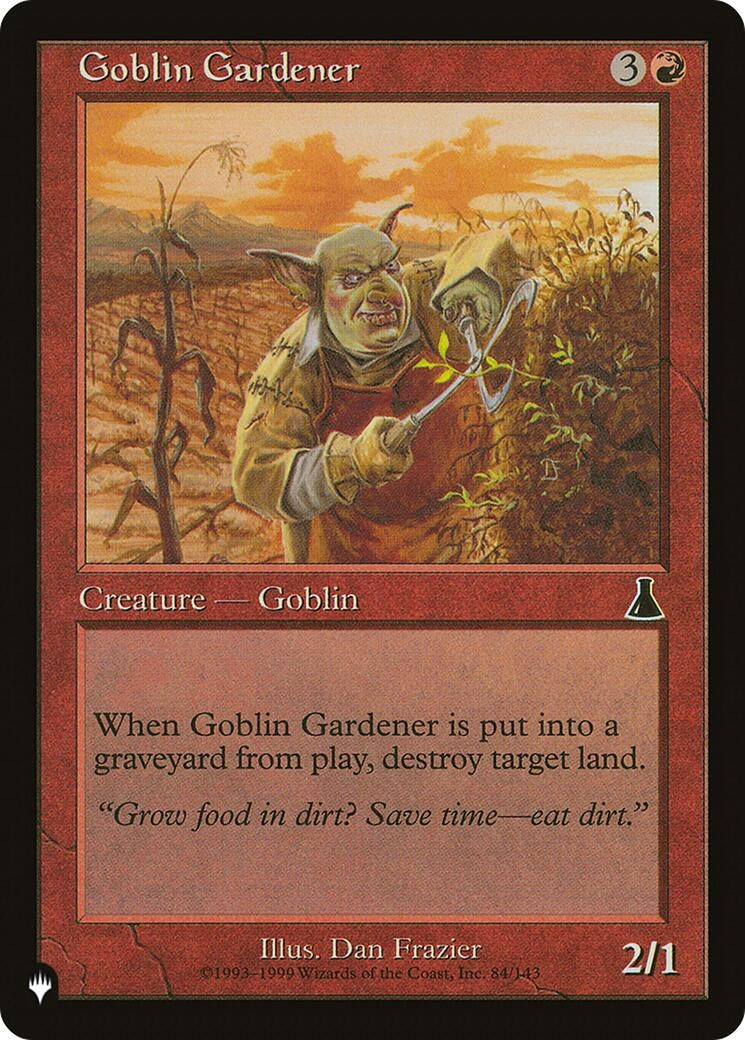 Goblin Gardener (84) [LIST] - MTG Single