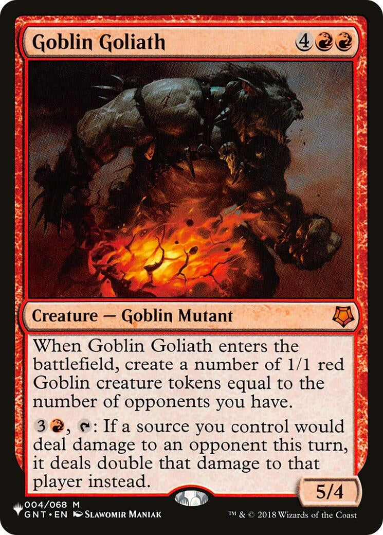 Goblin Goliath (4) [LIST] - MTG Single