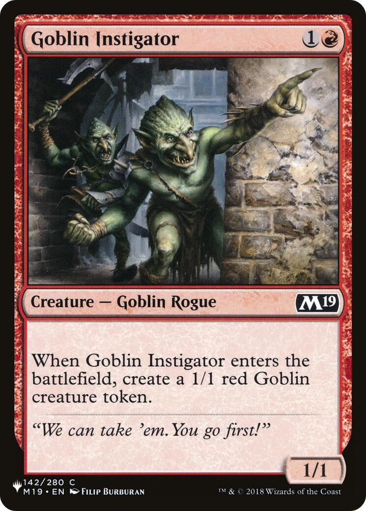 Goblin Instigator (142) [LIST] - MTG Single