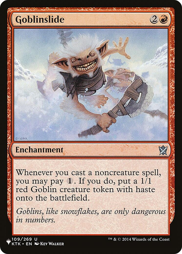 Goblinslide (109) [LIST] - MTG Single