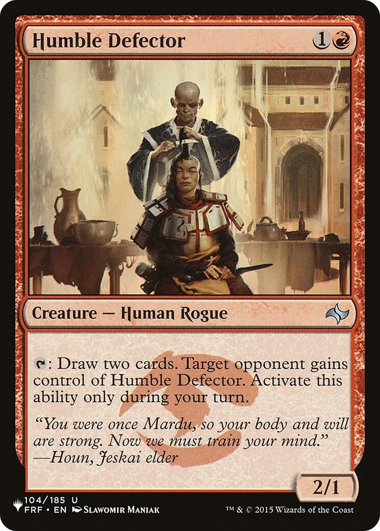 Humble Defector (104) [LIST] - MTG Single