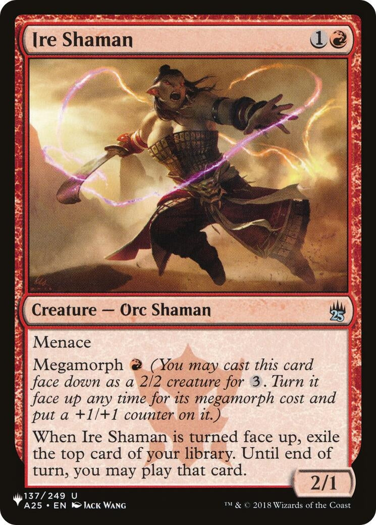 Ire Shaman (137) [LIST] - MTG Single