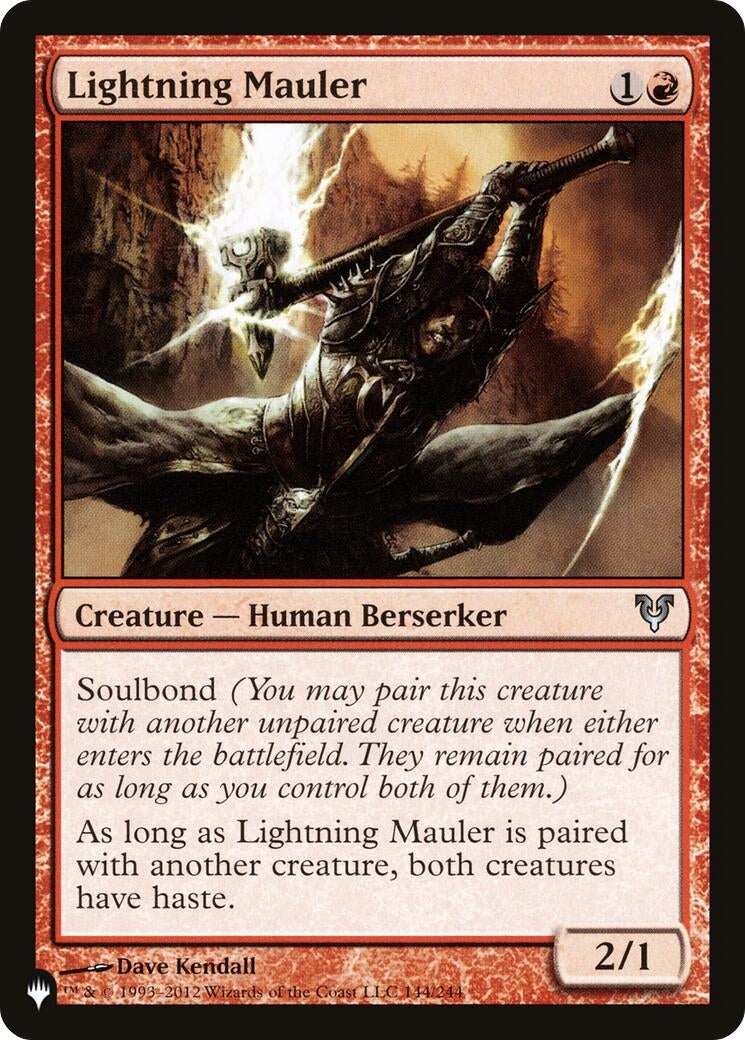 Lightning Mauler (144) [LIST] - MTG Single