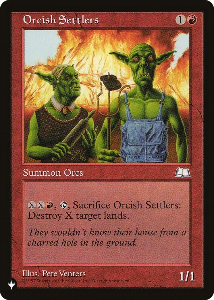 Orcish Settlers [LIST] - MTG Single