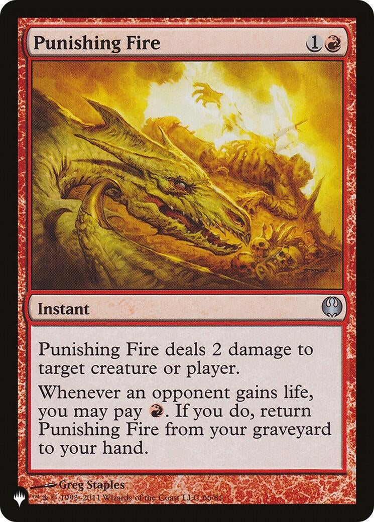 Punishing Fire (66) [LIST] - MTG Single